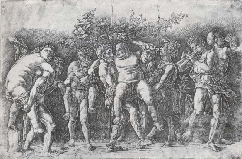 Andrea Mantegna A Bacchanal with Silenus